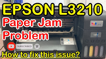 Epson L3210 Paper Jam Problem | Paper Jam Issue