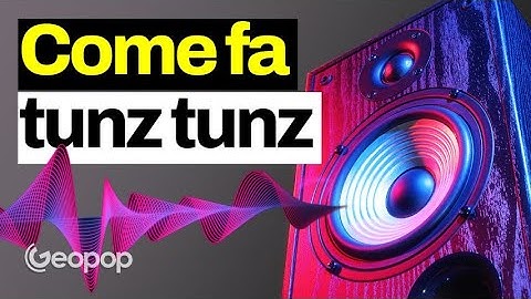 La fisica degli speaker delle casse spiegata facile - UNA MAGIA!