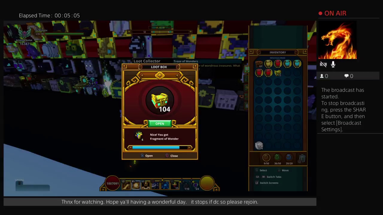 Trove - Box Opening 150 Trove of Wonders - 100 Empowered Gems- PS4