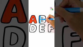 A B C D E F Drawing For Kid