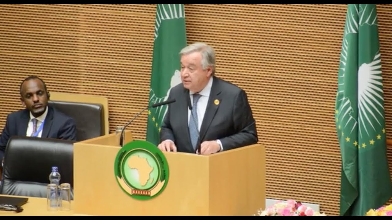 UN chief at the African Union Summit (Addis Ababa, Ethiopia)