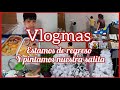 Vlogmas 🎄// estamos de vuelta // pintamos nuestra salita  ✨️