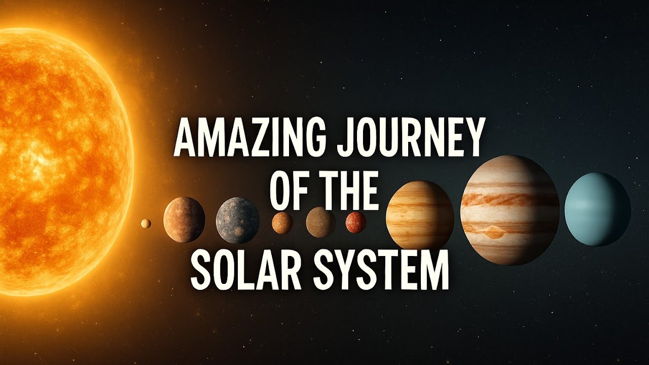 Amazing journey of the solar system #science - YouTube