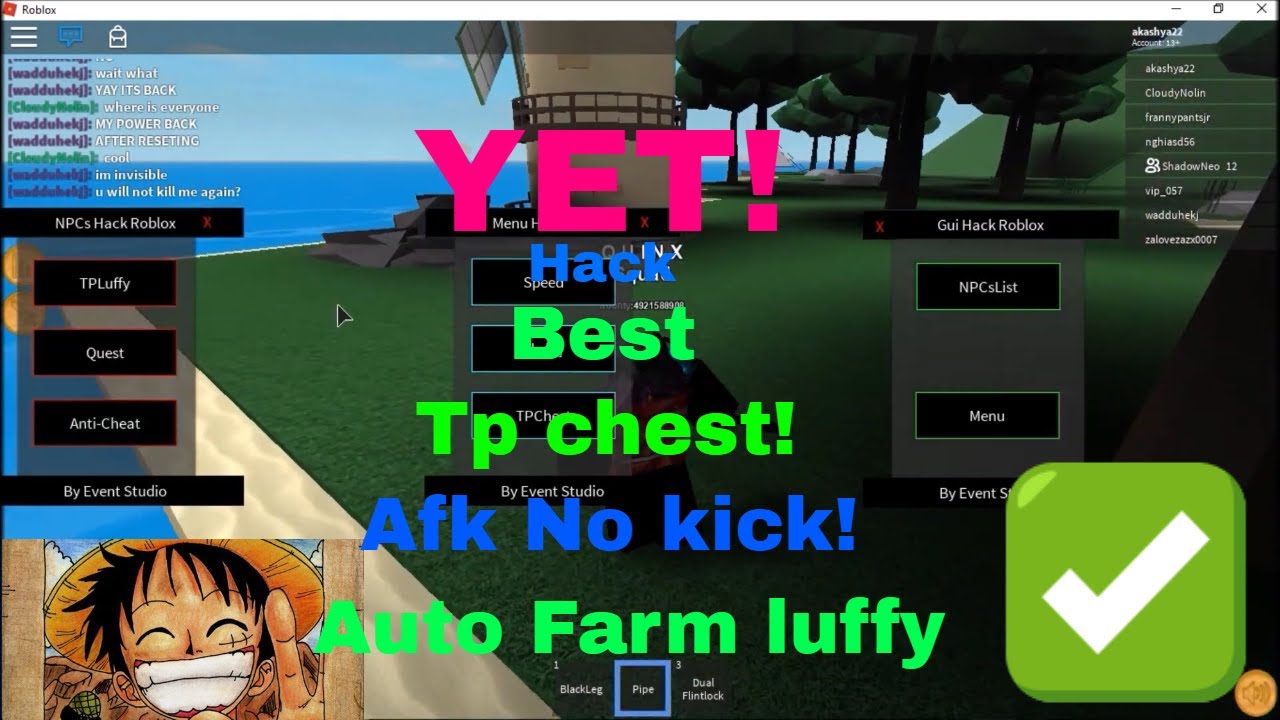 Hack Steve S One Piece Speed Fly Auto Farm Tp Luffly Tp - roblox steves one piece script pastebin