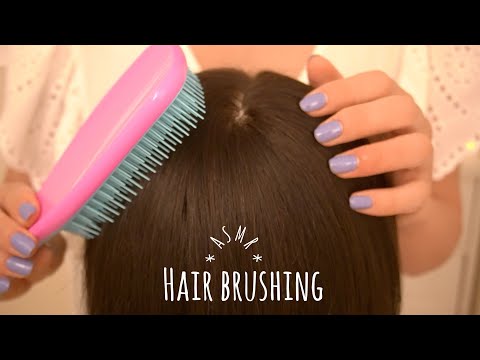 [ASMR] Gently & Slow Hair Brushing with Tangle Teezer  | You Will Sleep | No Talking