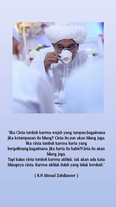 Abah haji ( alm. guru zuhdi ) 'Cinta karna akhlak'
