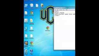 How to make an HTML page with Notepad on a PC