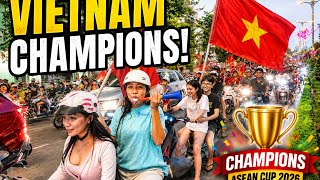 Vietnam Defeats Thailand in ASEAN Cup! 🇻🇳 Fans Flood the Streets in Epic Victory Celebration Thailand S Overconfidence Backfires As Vietnam Win 2 0 In Asean Cup Final