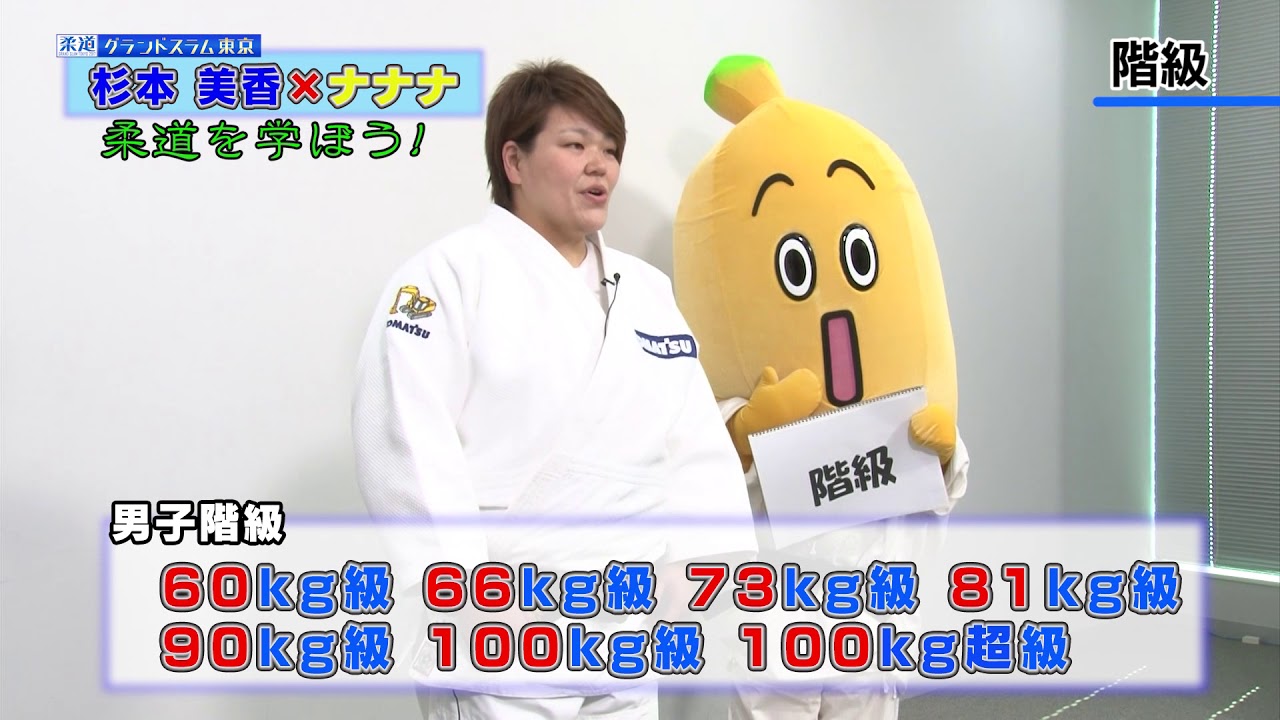 杉本美香 ナナナ 柔道を学ぼう 階級 柔道グランドスラム東京17 テレビ東京 杉本美香 ナナナ 柔道を学ぼう 階級 柔道グランドスラム東京17 テレビ東京