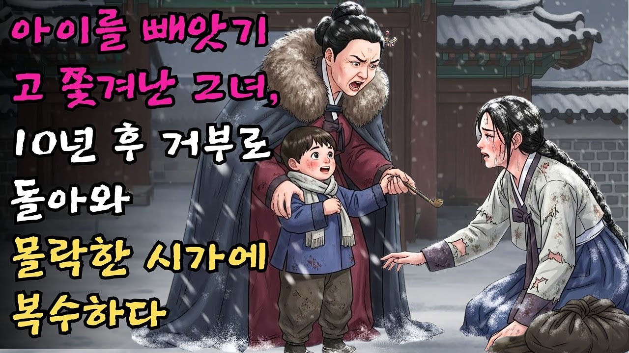 아이를 빼앗기고 쫓겨난 그녀, 10년 후 거부가 되어 몰락한 시가에 돌아와 복수하고 모든 것을 되찾다. 