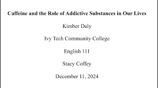 Digital project for English 111 at Ivy Tech Community College Richmond campus.