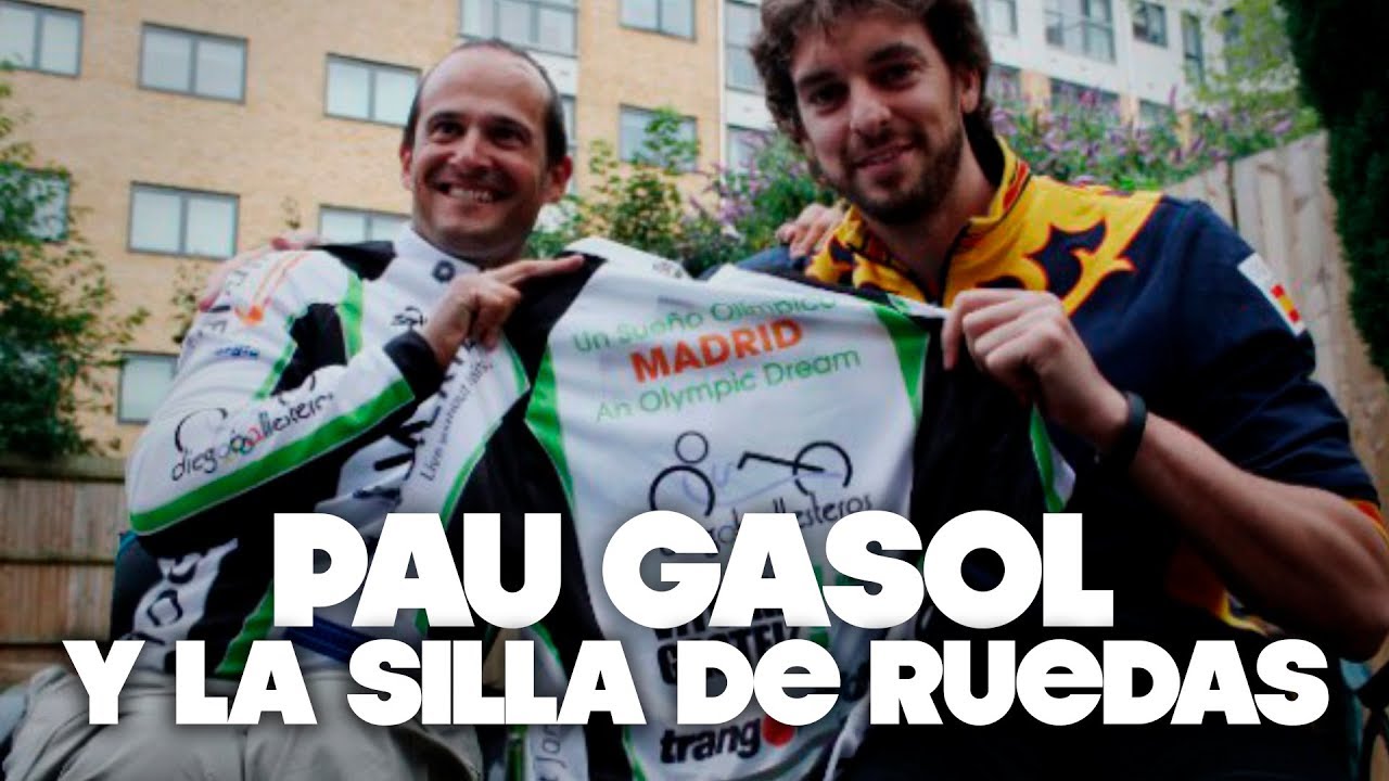 PAU GASOL LE LEVANTÓ DE LA SILLA DE RUEDAS | Valentí Sanjuan mountain bike oggi