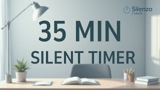 35 Minute Silent Countdown Timer | No Music, Minimal & Cozy Background