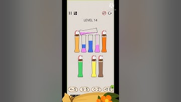 Water Color Sort Puzzle Games, Level 14 and 15