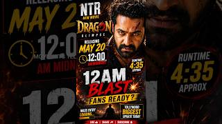 NTR New Movie “Dragon” Glimpse Time Confirmed ⏰ | May 20 Midnight Update