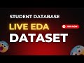 DataWiz Vamshi Live Stream | Exploratory Data Analysis on Student Database using Python