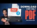 Download View-Only PDF Files from Google Drive | Chrome PDF Viewer Settings 2022