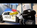 Lego Police Chase through the Gmod Big City! - Brick Rigs Multiplayer Gameplay