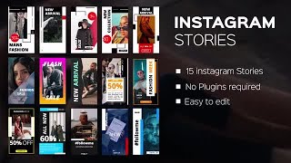 Fashion Instagram Stories After Effects Templates