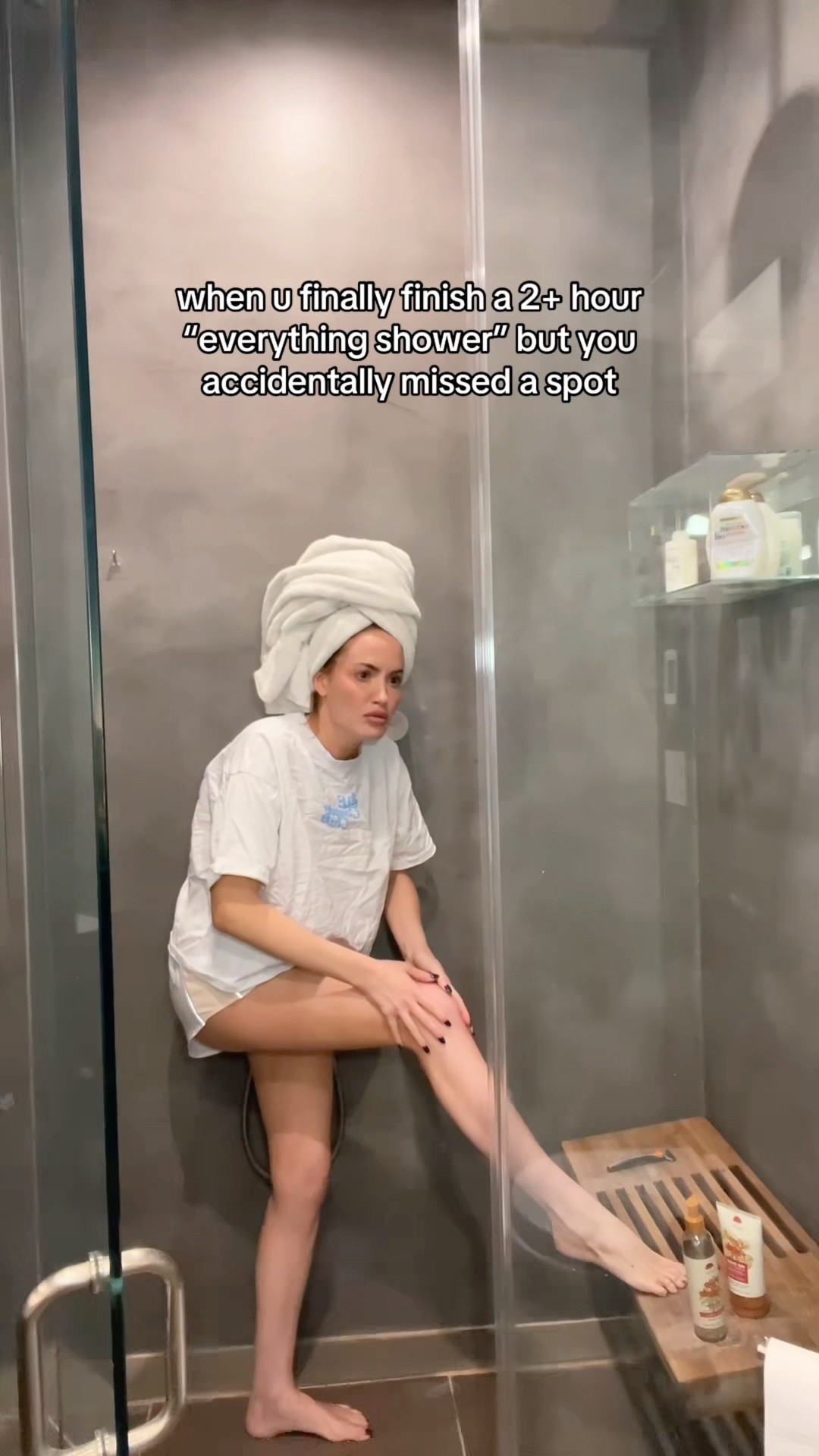 The way I always miss my knee ?