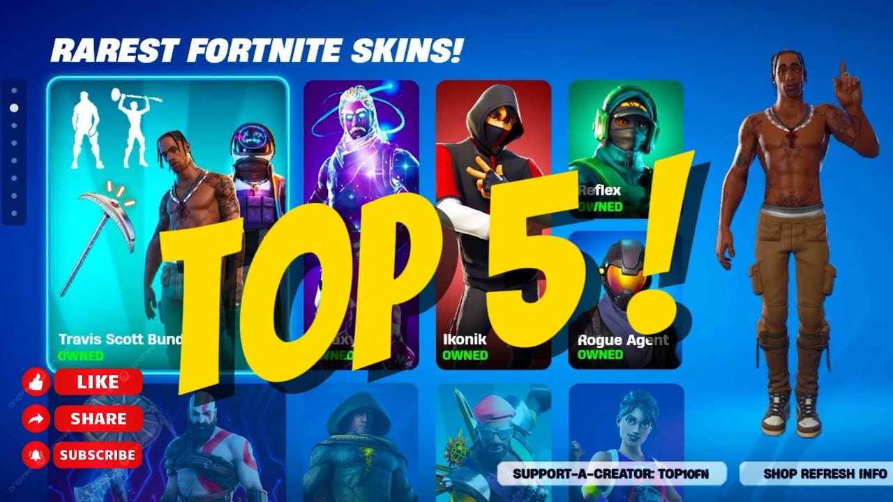 TOP 5 RAREST ITEMS IN THE ITEM SHOP!! REVIEW FOR 1-31-26!!