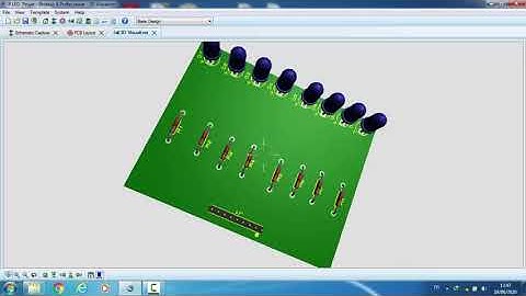 8LedCircuit autorouter (الجزء 4 : (تتمة لدارة اليدات  ) .(بالدارجة  (proteus isis)  دورة تعلم برنامج
