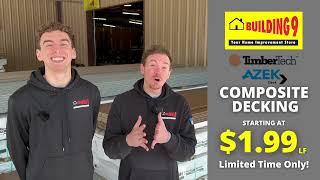 Building 9 Composite Decking Sale