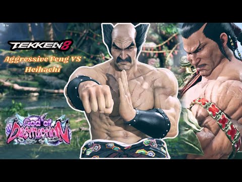Tekken 8 When Aggressive Feng Clashes With Heihachi 