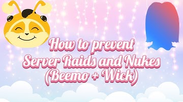 How to prevent Server Raids and Nukes | Discord Tutorial