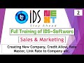 IDS Training | Full Training of Sales &amp; Marketing | Video 2 | Creating Company &amp; Rate Master | IDS 7