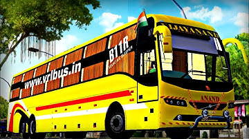 🎀New Varient VRL Livery | VOLVO B11R SLEEPER SHELL Bus mod for bussid | bussid New mod | BSI Gaming