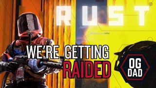 RUST: We're getting RAIDED! (Full Raid) Defensive POV