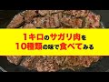 【料理】1キロのサガリ肉を10種類の味で食べてみる。