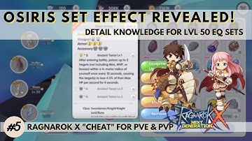 Ragnarok X | OSIRIS Set Effect Revealed | F2P Tank Knight