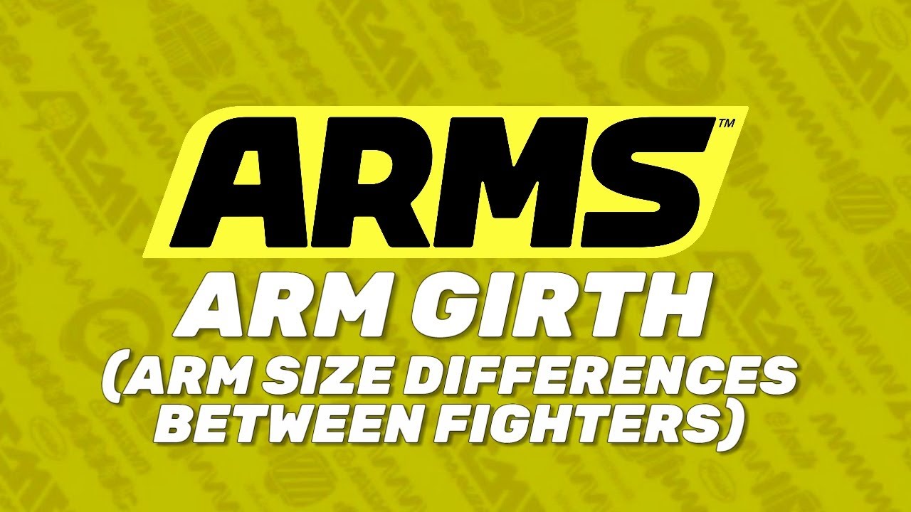 ARMS - ARM GIRTH (Arm Size Differences Between Fighters) - YouTube