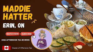 Details Afternoon Tea Review in Erin Ontario Canada at Maddie Hatter Tea Shop. First Review of 2026! News