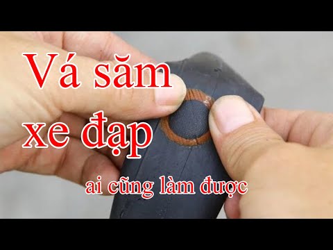 Video: Làm cách nào để vá lốp xe đạp bị xẹp mà không cần dụng cụ?