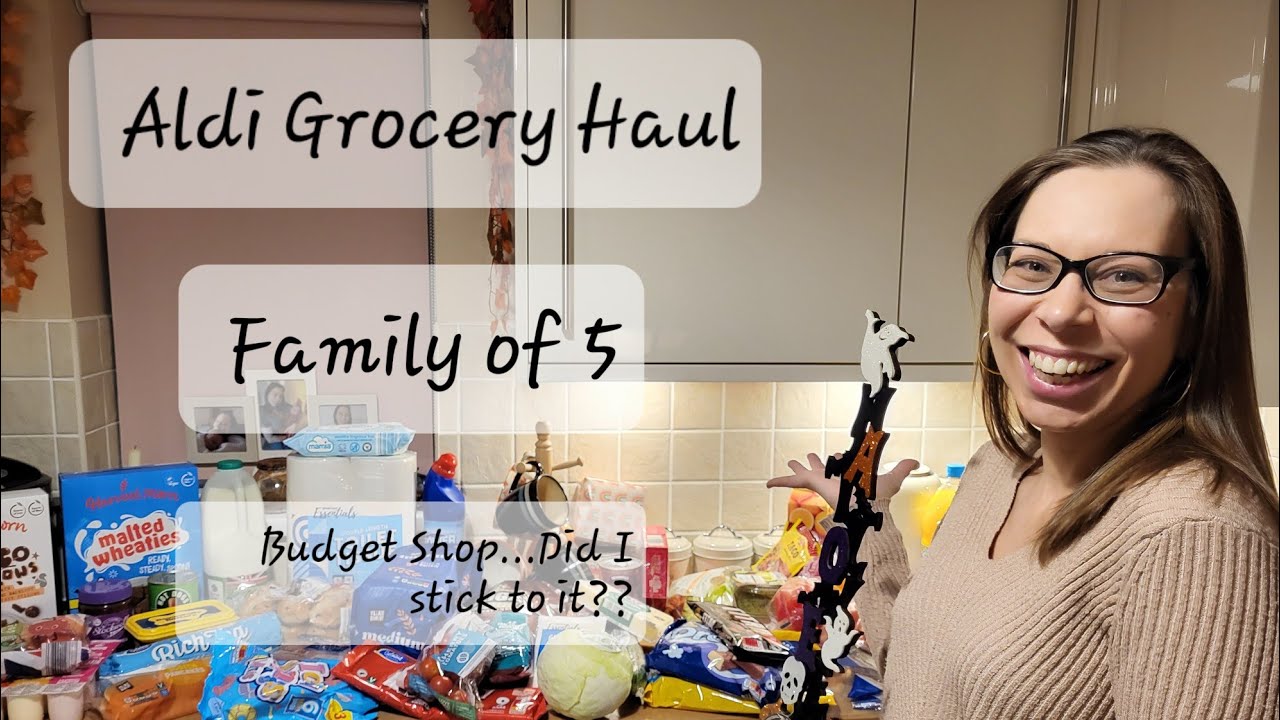 Aldi & Tesco Grocery Haul | £60 Budget | How Did We Do? | Meal Plan | Family of 5