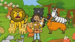 Teach Kids Arabic Animals Video الحيوانات Tareq wa Shireen ...