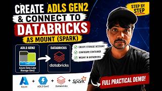 Mount ADLS Gen2 to Databricks with Service Principal & Key Vault through Spark Configuration.