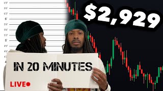 Live Trading GBPJPY: $2,929 In 20 Minutes Using Supply & Demand Strategy (FOREX)