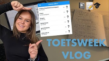 Toetsweek vlog ~ leren, toetsen en uitslagen📖🏫