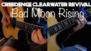 PDF Sample Bad Moon Rising - Kelly Valleau guitar tab & chords by Creedence Clearwater Revival.