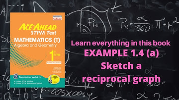 STPM MATHEMATICS (T) CHAPTER 1 SKETCH A RECIPROCAL GRAPH [EXAMPLE 1.4 (a)]