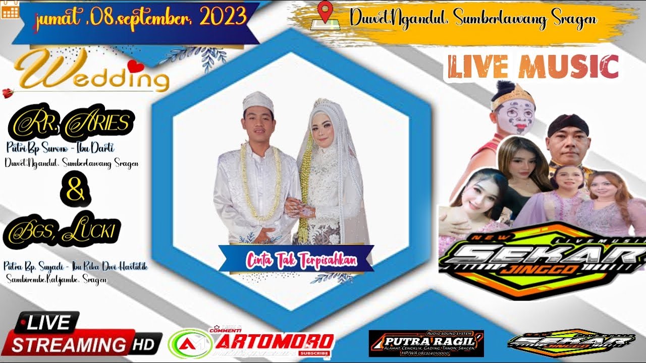 Putra Ragel LIVE CS. SEKAR JINGGO // PUTRA RAGEL AUDIO // ARTO MORO HD // DUWET 08 ...