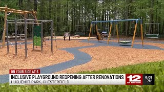 ‘All about acceptance’: Chesterfield inclusive playground reopening after renovations