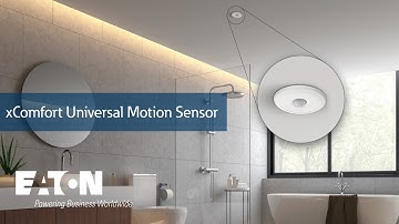 How does a xComfort motion sensor work?