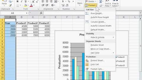 Change the Column Width - Excel 2010