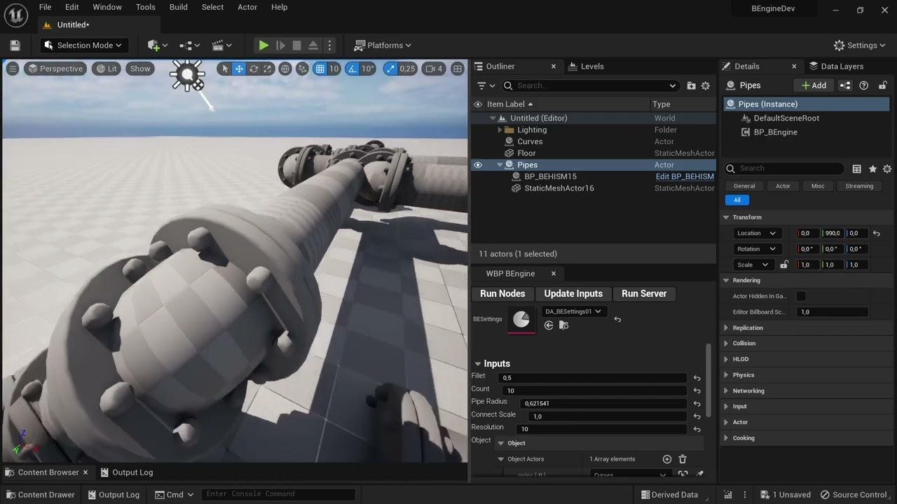 BEngine For Unreal V0.1 - Preview