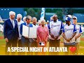 A special night in Atlanta! ❤️ The Braves celebrate the 50-year anniversary of Hank Aaron&#39;s 715th HR